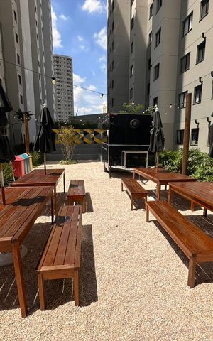 Apartamento para alugar com 42m², 2 quartos e sem vaga Apartamento para alugar com 42m², 2 quartos e sem vagaÁrea comum