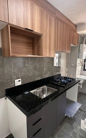 Apartamento para alugar com 42m², 2 quartos e sem vaga Apartamento para alugar com 42m², 2 quartos e sem vagaCozinha