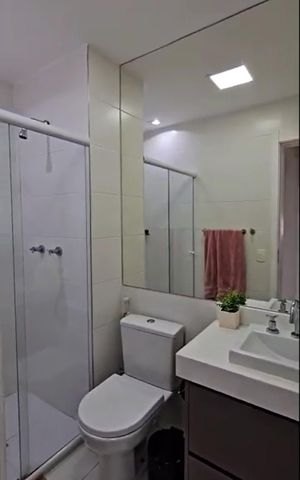 Apartamento à venda com 84m², 2 quartos e 1 vaga Apartamento à venda com 84m², 2 quartos e 1 vagaBanheiro