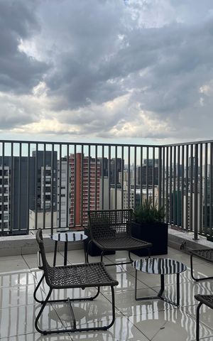 Studio à venda com 21m², 1 quarto e sem vaga Studio à venda com 21m², 1 quarto e sem vagaCobertura
