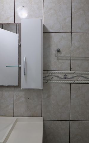 Casa à venda com 105m², 2 quartos e 1 vagaBanheiro suíte