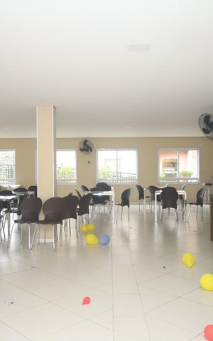 Apartamento à venda com 47m², 2 quartos e 1 vagaÁrea comum - Salão de festas 3