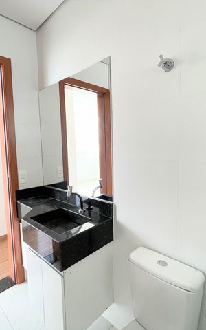 Apartamento à venda com 70m², 3 quartos e 2 vagasBanheiro social