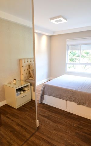 Apartamento à venda com 137m², 3 quartos e 2 vagasQuarto 2 - Suíte