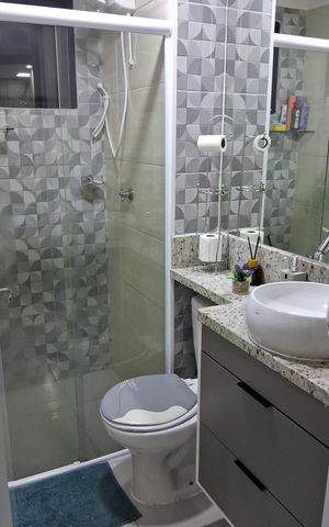 Apartamento à venda com 42m², 2 quartos e sem vaga Apartamento à venda com 42m², 2 quartos e sem vagaBanheiro