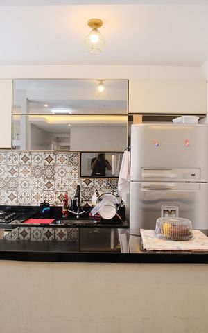 Apartamento à venda com 44m², 2 quartos e 1 vagaCozinha e Área de Serviço