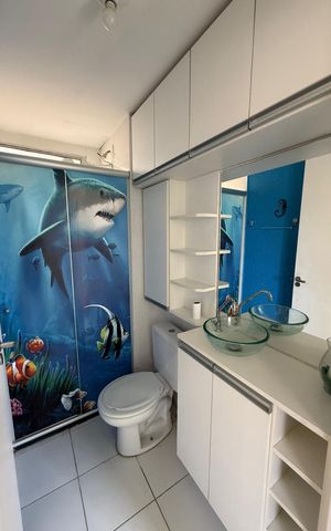 Apartamento para alugar com 39m², 2 quartos e 1 vagaBanheiro 