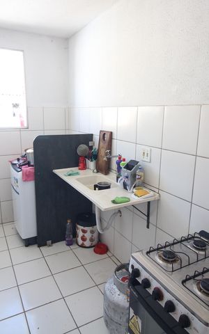 Apartamento à venda com 48m², 2 quartos e 1 vagaCozinha e Área de Serviço