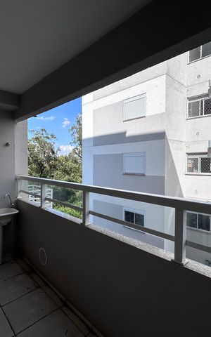 Apartamento para alugar com 45m², 2 quartos e 1 vaga Apartamento para alugar com 45m², 2 quartos e 1 vagaVaranda - área de serviço