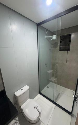 Studio para alugar com 35m², 1 quarto e sem vaga Studio para alugar com 35m², 1 quarto e sem vagaBanheiro