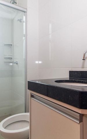 Apartamento à venda com 62m², 2 quartos e 2 vagas Apartamento à venda com 62m², 2 quartos e 2 vagasBanheiro 2