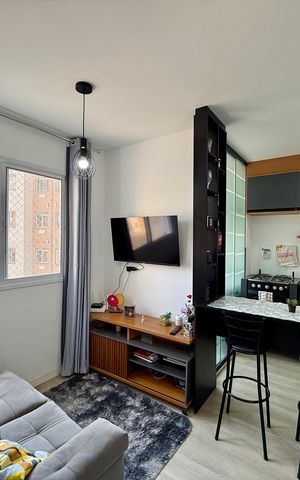 Apartamento à venda com 35m², 2 quartos e sem vagaSala