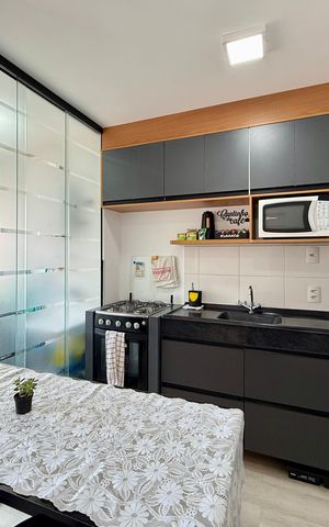 Apartamento à venda com 35m², 2 quartos e sem vagaCozinha 