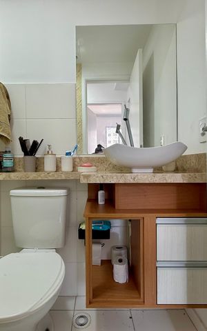 Apartamento à venda com 35m², 2 quartos e sem vagaBanheiro 