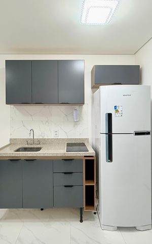 Studio à venda com 25m², 1 quarto e sem vaga Studio à venda com 25m², 1 quarto e sem vagaStudio