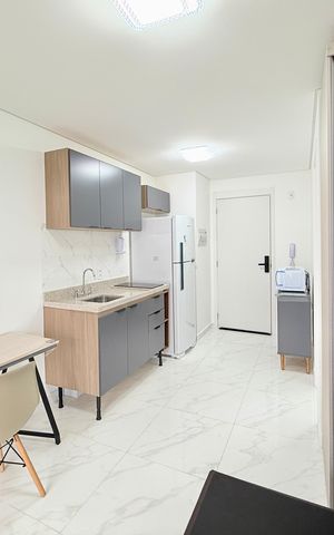 Studio à venda com 25m², 1 quarto e sem vaga Studio à venda com 25m², 1 quarto e sem vagaStudio