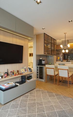 Apartamento à venda com 60m², 2 quartos e 2 vagasSala
