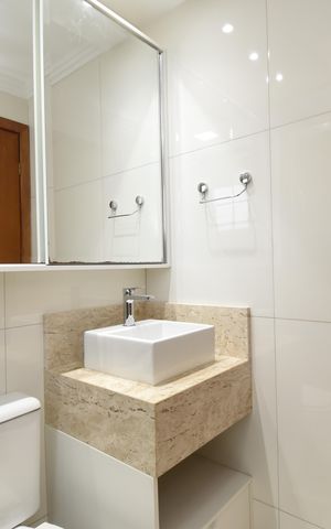 Apartamento à venda com 80m², 3 quartos e 1 vagaBanheiro da Suíte