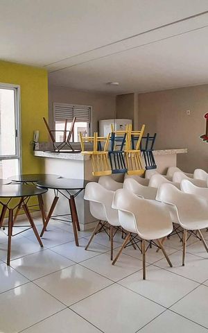 Apartamento à venda com 27m², 1 quarto e 1 vaga