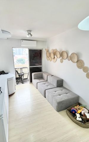 Apartamento à venda com 48m², 1 quarto e 1 vaga Apartamento à venda com 48m², 1 quarto e 1 vagaSala