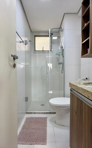 Apartamento à venda com 103m², 2 quartos e 2 vagasBanheiro Social 