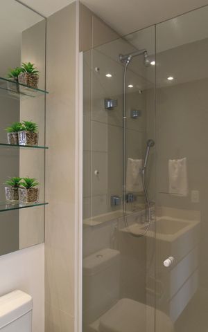 Apartamento à venda com 41m², 1 quarto e sem vagaBanheiro da Suíte