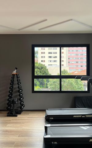Apartamento à venda com 27m², 1 quarto e sem vaga Apartamento à venda com 27m², 1 quarto e sem vagaÁrea comum - Academia