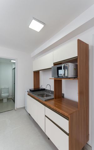Studio à venda com 27m², 1 quarto e sem vaga Studio à venda com 27m², 1 quarto e sem vagaStúdio