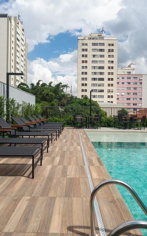 Studio à venda com 27m², 1 quarto e sem vaga Studio à venda com 27m², 1 quarto e sem vagaÁrea Comum