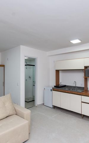 Studio à venda com 27m², 1 quarto e sem vaga Studio à venda com 27m², 1 quarto e sem vagaStúdio