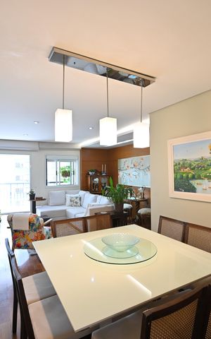 Apartamento para alugar com 123m², 3 quartos e 3 vagasSala