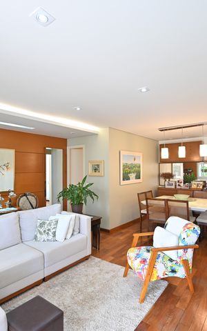 Apartamento para alugar com 123m², 3 quartos e 3 vagasSala