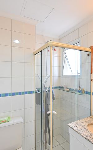 Apartamento para alugar com 123m², 3 quartos e 3 vagasBanheiro da Suíte 3