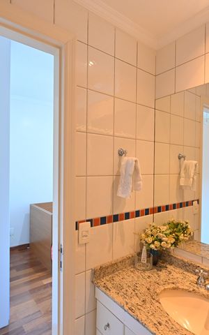 Apartamento para alugar com 123m², 3 quartos e 3 vagasBanheiro da Suíte 2