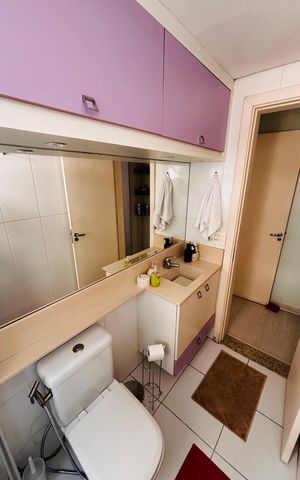 Apartamento à venda com 59m², 2 quartos e 1 vaga Apartamento à venda com 59m², 2 quartos e 1 vagaBanheiro da Suíte