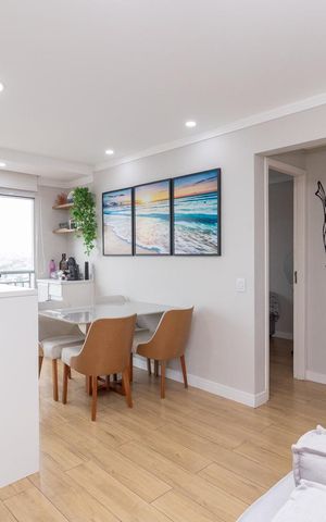 Apartamento à venda com 46m², 2 quartos e 1 vagaSala