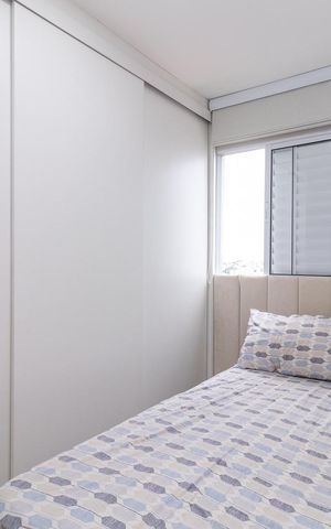 Apartamento à venda com 46m², 2 quartos e 1 vagaQuarto 1