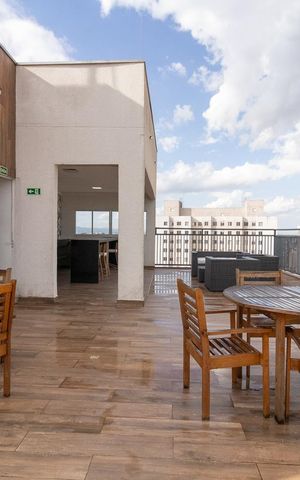 Apartamento à venda com 46m², 2 quartos e 1 vagaÁrea comum - Churrasqueira