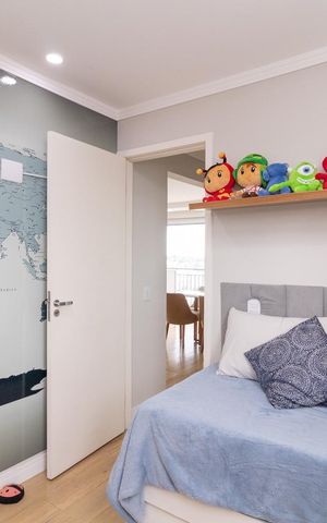 Apartamento à venda com 46m², 2 quartos e 1 vagaQuarto 2