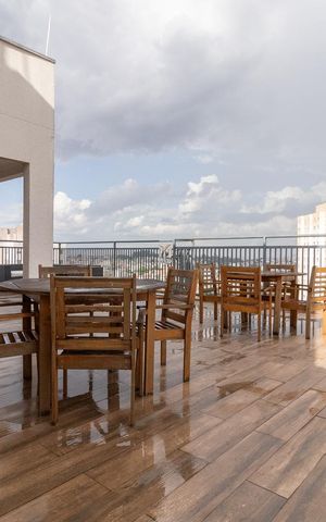 Apartamento à venda com 46m², 2 quartos e 1 vagaÁrea comum - Churrasqueira
