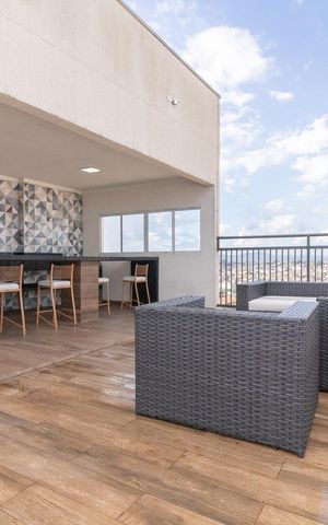 Apartamento à venda com 46m², 2 quartos e 1 vagaÁrea comum - Churrasqueira