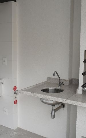 Apartamento à venda com 46m², 1 quarto e 1 vagaDetalhe da area de serviço