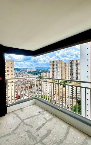 Apartamento à venda com 59m², 2 quartos e 1 vagaVaranda gourmet