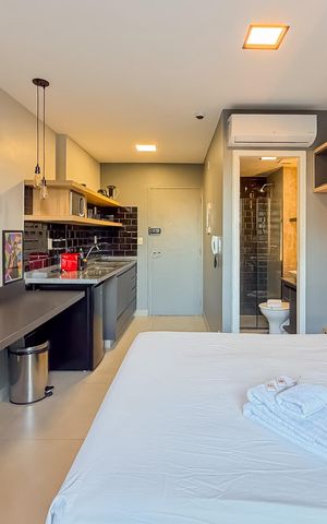 Studio para alugar com 26m², 1 quarto e sem vaga Studio para alugar com 26m², 1 quarto e sem vagaStudio