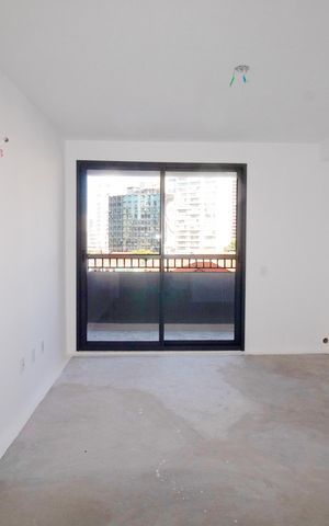 Studio à venda com 26m², 1 quarto e sem vaga
