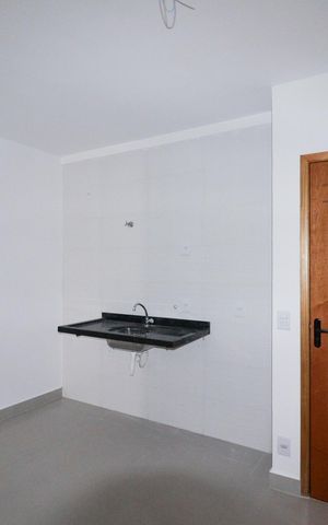 Apartamento à venda com 42m², 2 quartos e sem vaga Apartamento à venda com 42m², 2 quartos e sem vagaSala/Cozinha/Área de Serviço
