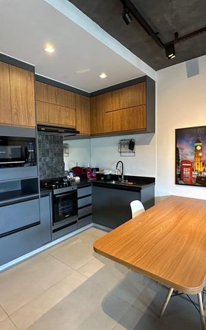Apartamento à venda com 57m², 1 quarto e 1 vaga Apartamento à venda com 57m², 1 quarto e 1 vagaCozinha