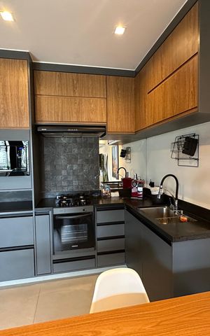 Apartamento à venda com 57m², 1 quarto e 1 vaga Apartamento à venda com 57m², 1 quarto e 1 vagaCozinha