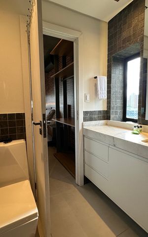 Apartamento à venda com 57m², 1 quarto e 1 vaga Apartamento à venda com 57m², 1 quarto e 1 vagaBanheiro