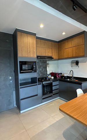 Apartamento à venda com 57m², 1 quarto e 1 vaga Apartamento à venda com 57m², 1 quarto e 1 vagaCozinha